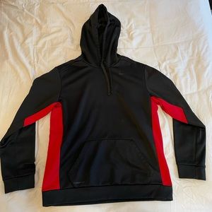 Black and red Nike sweatshirt/hoodie